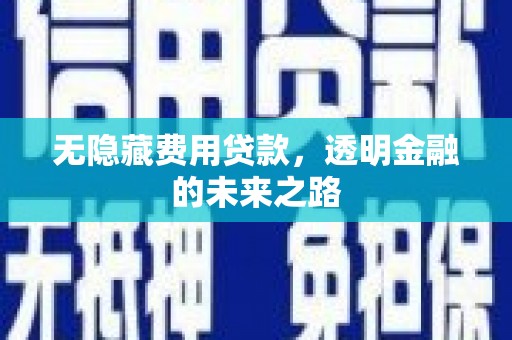 梁平无隐藏费用贷款，透明金融的未来之路