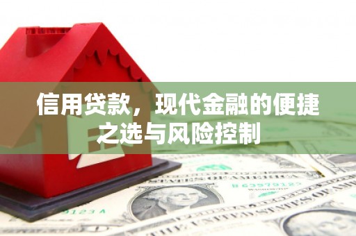 梁平信用贷款，现代金融的便捷之选与风险控制