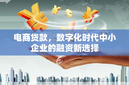 梁平电商贷款，数字化时代中小企业的融资新选择