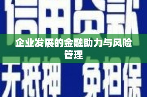 梁平企业发展的金融助力与风险管理