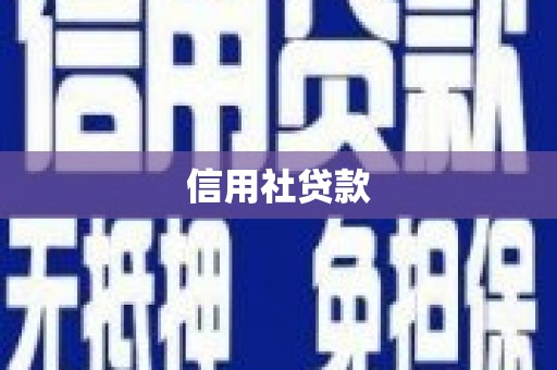 梁平信用社贷款