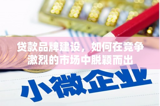梁平贷款品牌建设，如何在竞争激烈的市场中脱颖而出