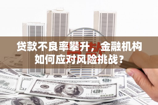 梁平贷款不良率攀升，金融机构如何应对风险挑战？