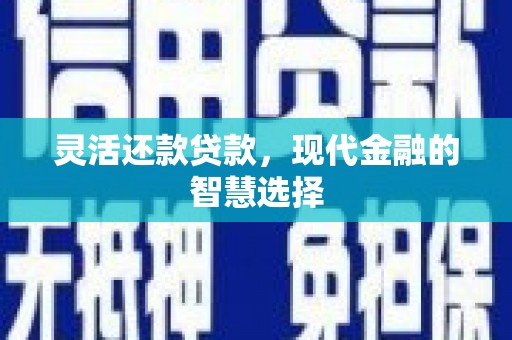 梁平灵活还款贷款，现代金融的智慧选择
