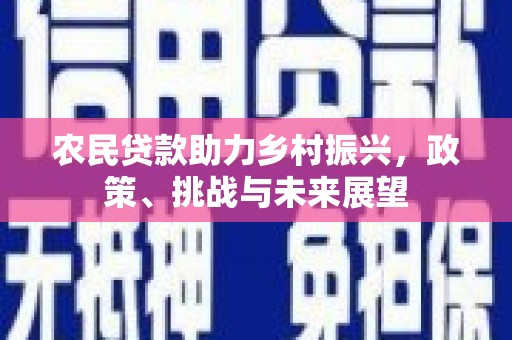 梁平农民贷款助力乡村振兴，政策、挑战与未来展望