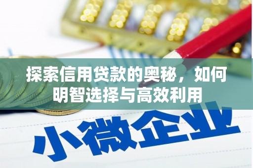 梁平探索信用贷款的奥秘，如何明智选择与高效利用