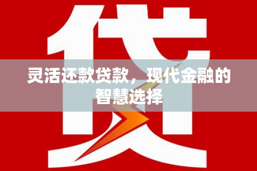 梁平灵活还款贷款，现代金融的智慧选择