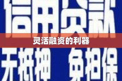 梁平灵活融资的利器